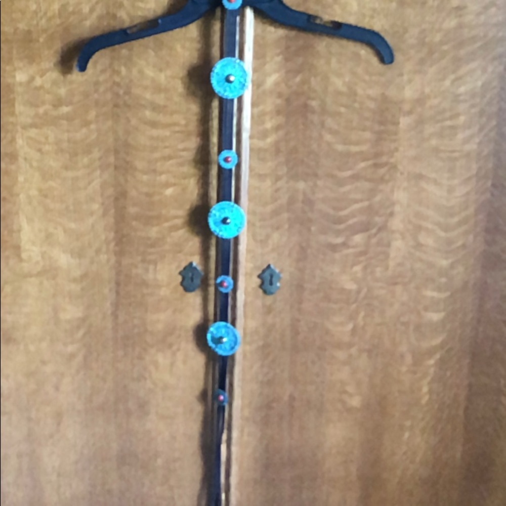 Bohemian western adjustable belt with turquoise